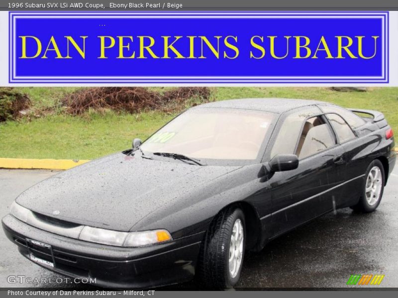 Ebony Black Pearl / Beige 1996 Subaru SVX LSi AWD Coupe