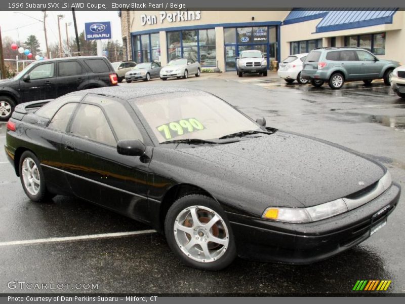 Ebony Black Pearl / Beige 1996 Subaru SVX LSi AWD Coupe