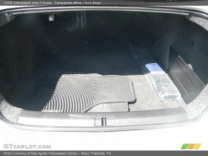 Campanella White / Pure Beige 2008 Volkswagen Jetta S Sedan