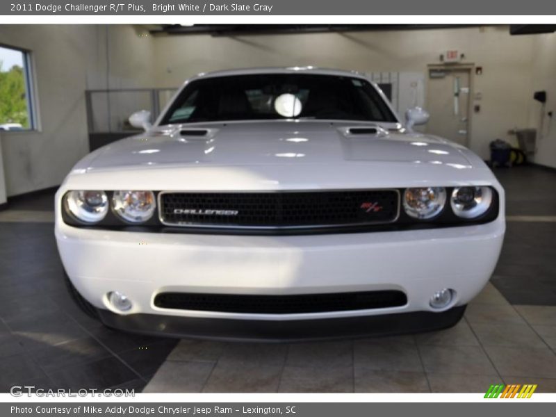 Bright White / Dark Slate Gray 2011 Dodge Challenger R/T Plus