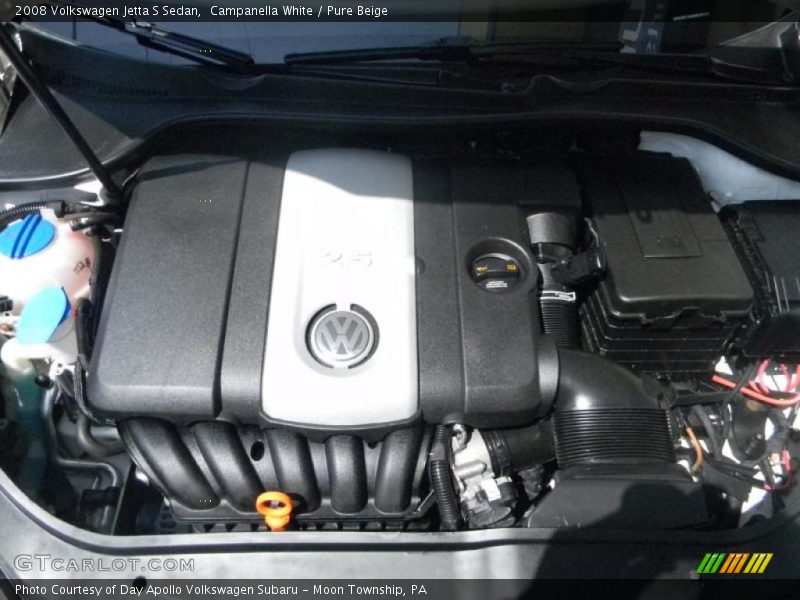 Campanella White / Pure Beige 2008 Volkswagen Jetta S Sedan