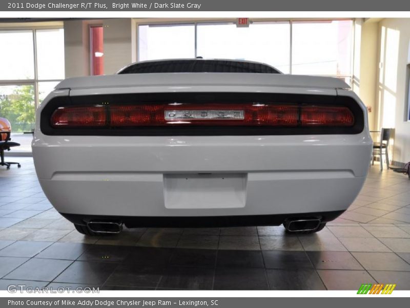 Bright White / Dark Slate Gray 2011 Dodge Challenger R/T Plus
