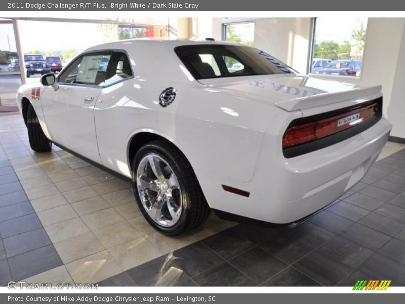 Bright White / Dark Slate Gray 2011 Dodge Challenger R/T Plus