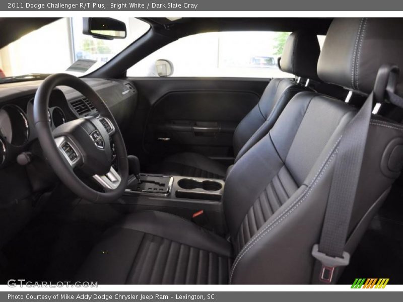 Bright White / Dark Slate Gray 2011 Dodge Challenger R/T Plus