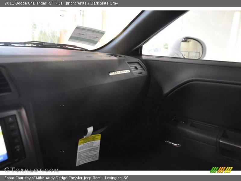 Bright White / Dark Slate Gray 2011 Dodge Challenger R/T Plus