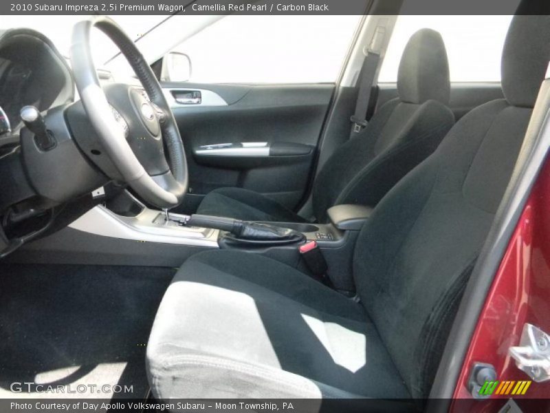 Camellia Red Pearl / Carbon Black 2010 Subaru Impreza 2.5i Premium Wagon