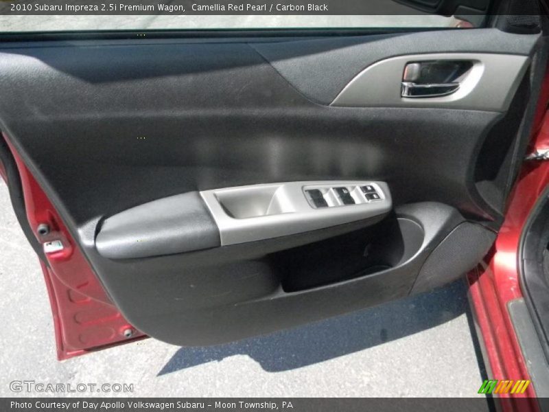 Camellia Red Pearl / Carbon Black 2010 Subaru Impreza 2.5i Premium Wagon