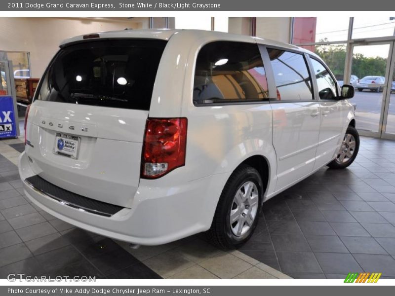 Stone White / Black/Light Graystone 2011 Dodge Grand Caravan Express