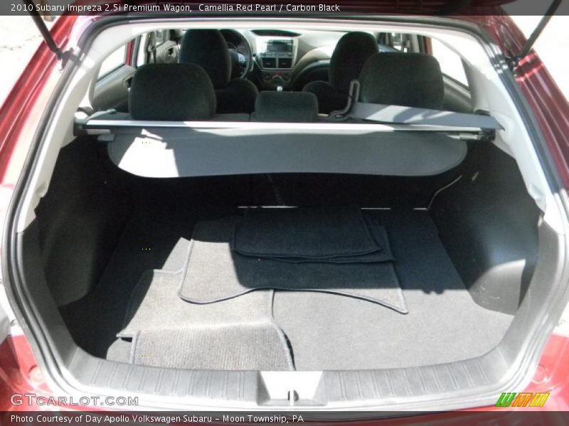 Camellia Red Pearl / Carbon Black 2010 Subaru Impreza 2.5i Premium Wagon