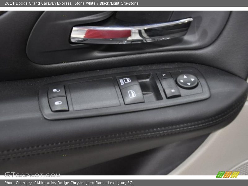 Stone White / Black/Light Graystone 2011 Dodge Grand Caravan Express