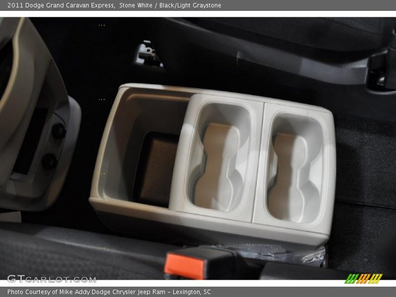 Stone White / Black/Light Graystone 2011 Dodge Grand Caravan Express