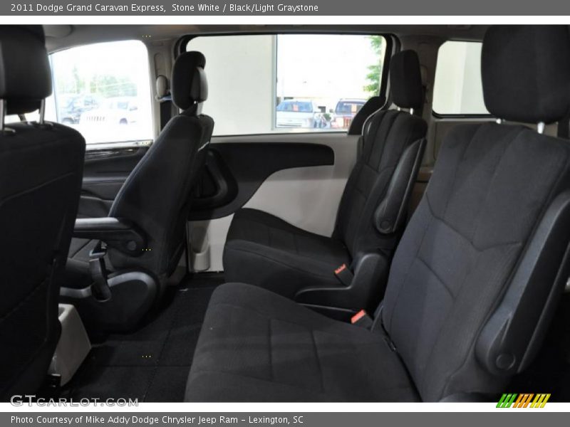 Stone White / Black/Light Graystone 2011 Dodge Grand Caravan Express