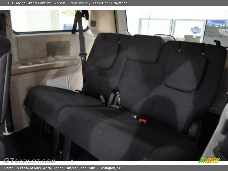 Stone White / Black/Light Graystone 2011 Dodge Grand Caravan Express