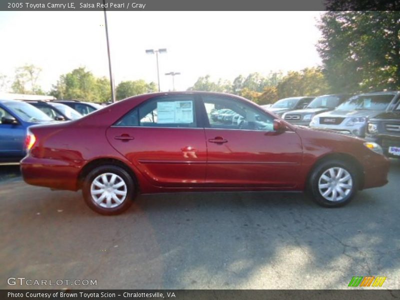 Salsa Red Pearl / Gray 2005 Toyota Camry LE