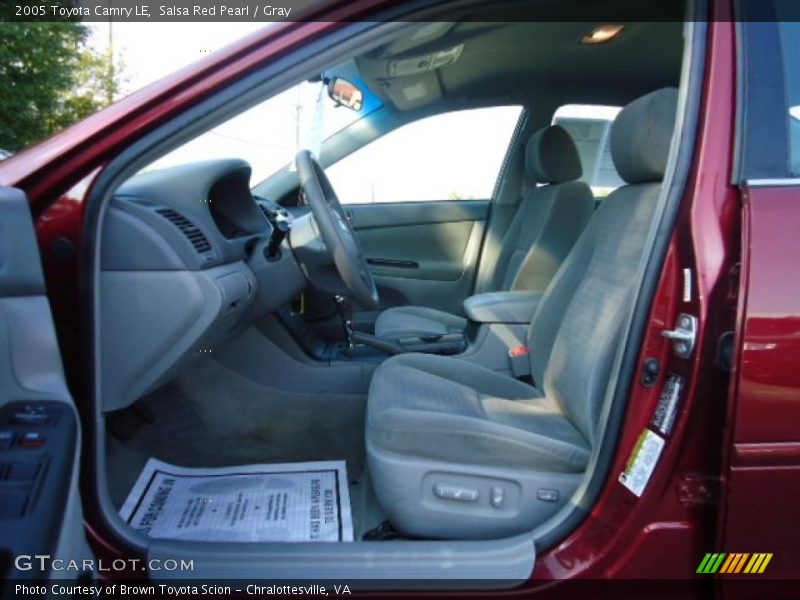 Salsa Red Pearl / Gray 2005 Toyota Camry LE