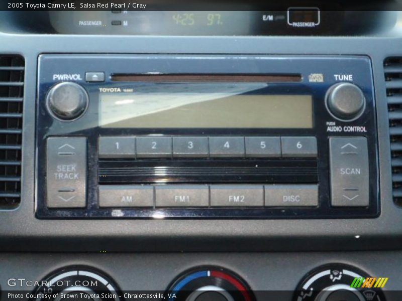 Salsa Red Pearl / Gray 2005 Toyota Camry LE