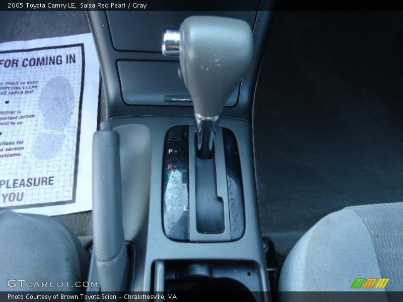 Salsa Red Pearl / Gray 2005 Toyota Camry LE