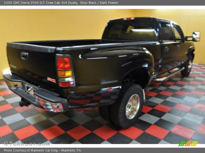 Onyx Black / Dark Pewter 2006 GMC Sierra 3500 SLT Crew Cab 4x4 Dually
