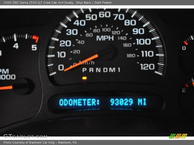 Onyx Black / Dark Pewter 2006 GMC Sierra 3500 SLT Crew Cab 4x4 Dually