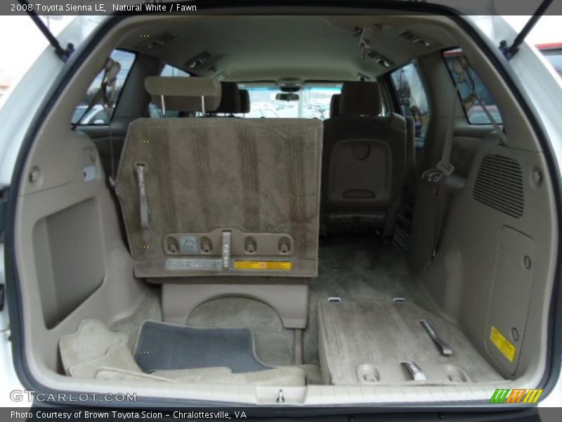 Natural White / Fawn 2008 Toyota Sienna LE