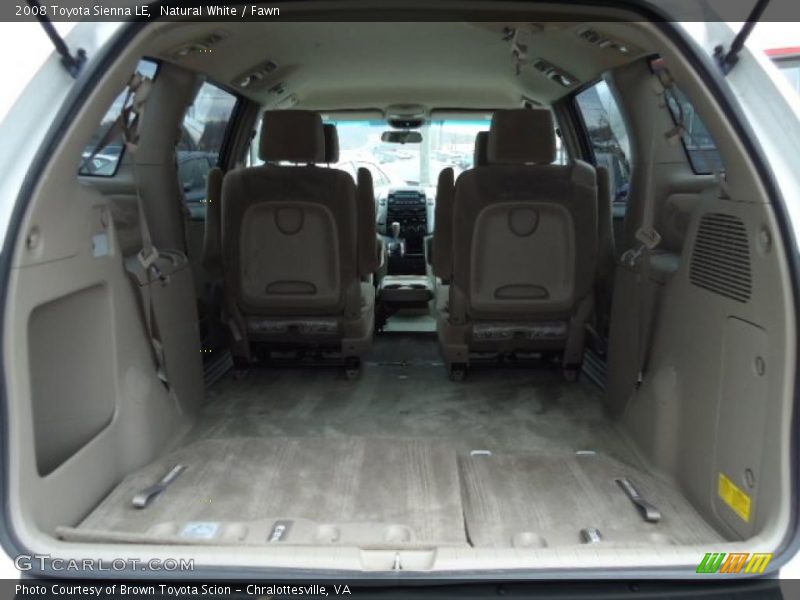 Natural White / Fawn 2008 Toyota Sienna LE