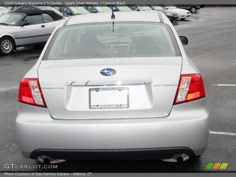 Spark Silver Metallic / Carbon Black 2009 Subaru Impreza 2.5i Sedan