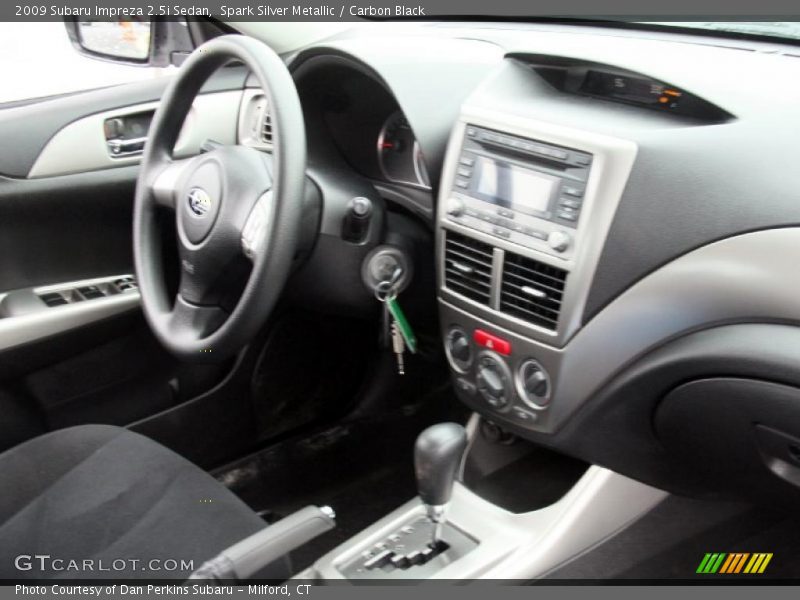 Spark Silver Metallic / Carbon Black 2009 Subaru Impreza 2.5i Sedan