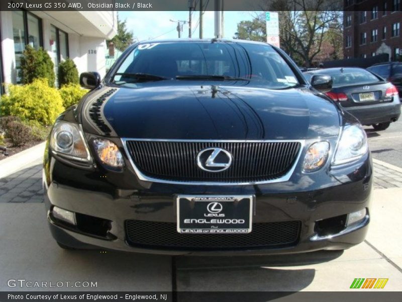 Obsidian Black / Black 2007 Lexus GS 350 AWD