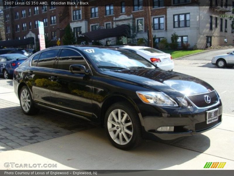 Obsidian Black / Black 2007 Lexus GS 350 AWD