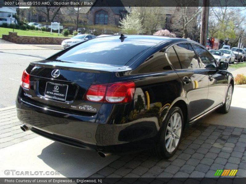Obsidian Black / Black 2007 Lexus GS 350 AWD
