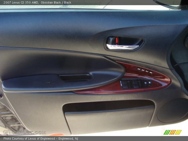 Obsidian Black / Black 2007 Lexus GS 350 AWD