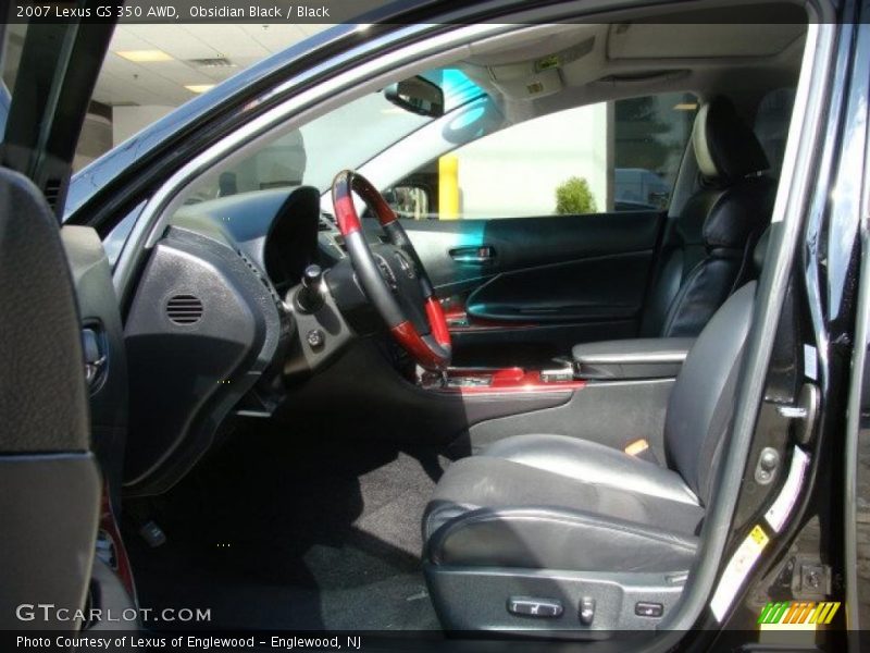 Obsidian Black / Black 2007 Lexus GS 350 AWD