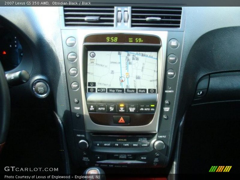Obsidian Black / Black 2007 Lexus GS 350 AWD