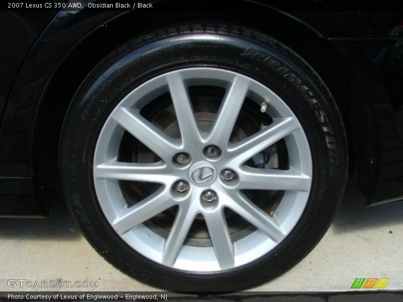 Obsidian Black / Black 2007 Lexus GS 350 AWD