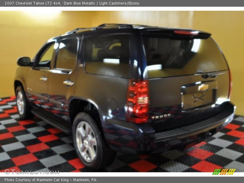 Dark Blue Metallic / Light Cashmere/Ebony 2007 Chevrolet Tahoe LTZ 4x4