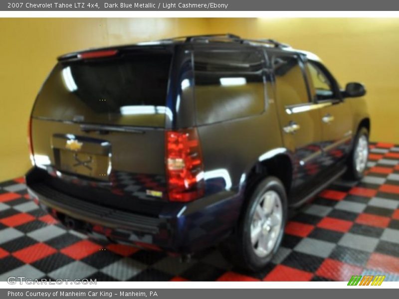 Dark Blue Metallic / Light Cashmere/Ebony 2007 Chevrolet Tahoe LTZ 4x4