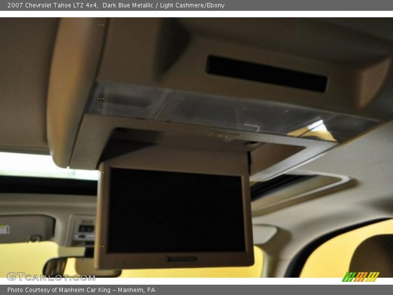 Dark Blue Metallic / Light Cashmere/Ebony 2007 Chevrolet Tahoe LTZ 4x4