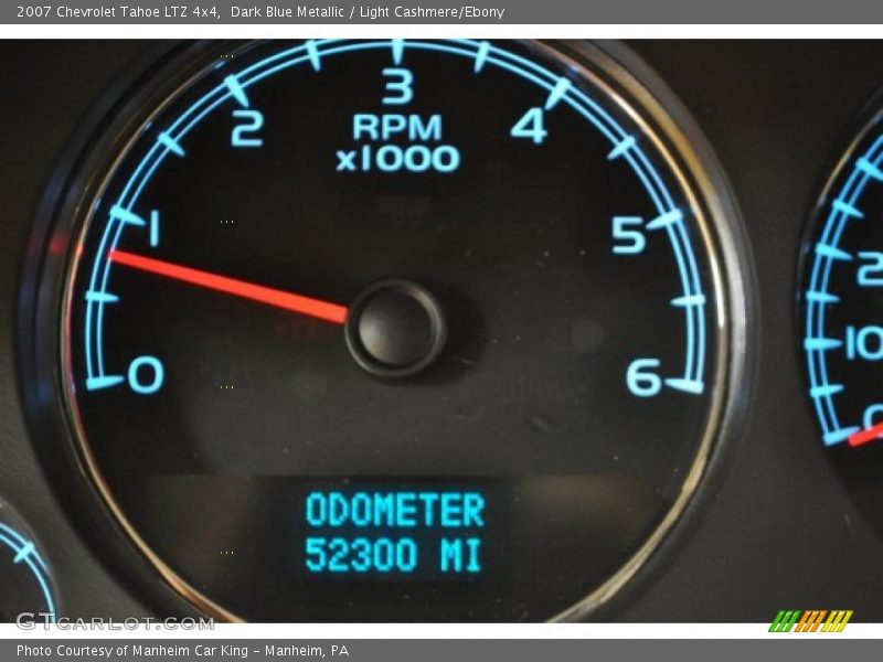 Dark Blue Metallic / Light Cashmere/Ebony 2007 Chevrolet Tahoe LTZ 4x4