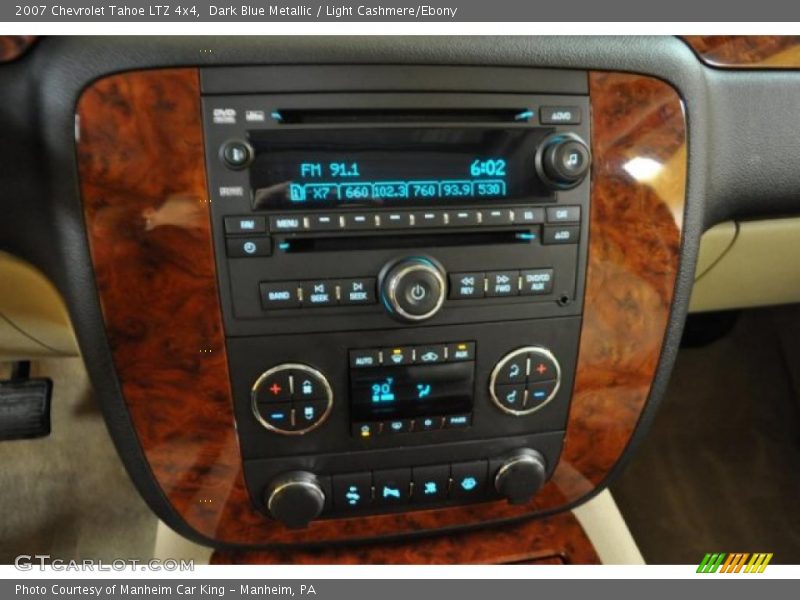 Dark Blue Metallic / Light Cashmere/Ebony 2007 Chevrolet Tahoe LTZ 4x4