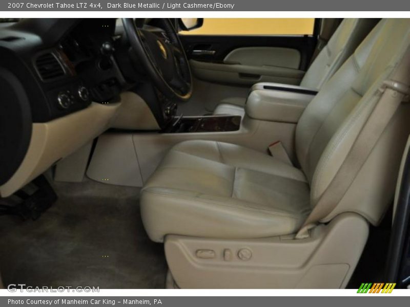 Dark Blue Metallic / Light Cashmere/Ebony 2007 Chevrolet Tahoe LTZ 4x4
