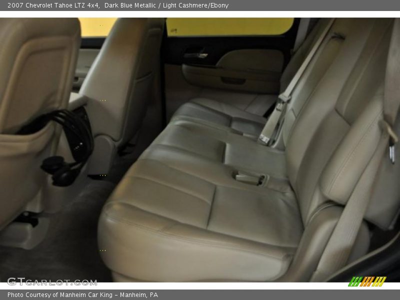 Dark Blue Metallic / Light Cashmere/Ebony 2007 Chevrolet Tahoe LTZ 4x4