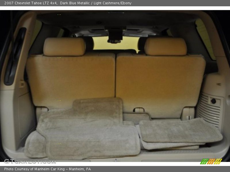 Dark Blue Metallic / Light Cashmere/Ebony 2007 Chevrolet Tahoe LTZ 4x4