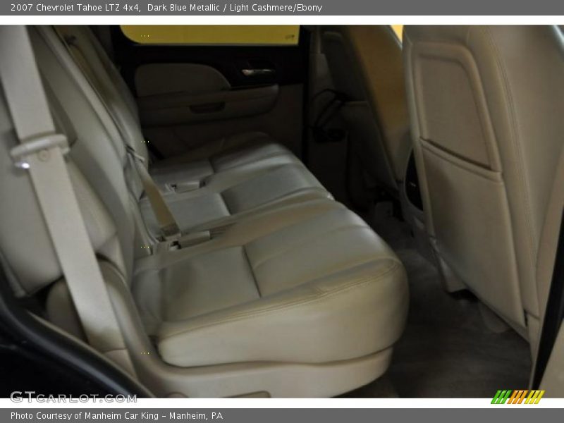 Dark Blue Metallic / Light Cashmere/Ebony 2007 Chevrolet Tahoe LTZ 4x4