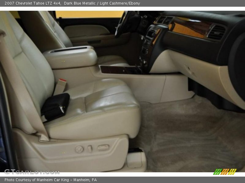 Dark Blue Metallic / Light Cashmere/Ebony 2007 Chevrolet Tahoe LTZ 4x4