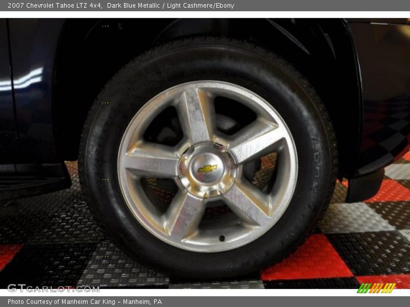 Dark Blue Metallic / Light Cashmere/Ebony 2007 Chevrolet Tahoe LTZ 4x4