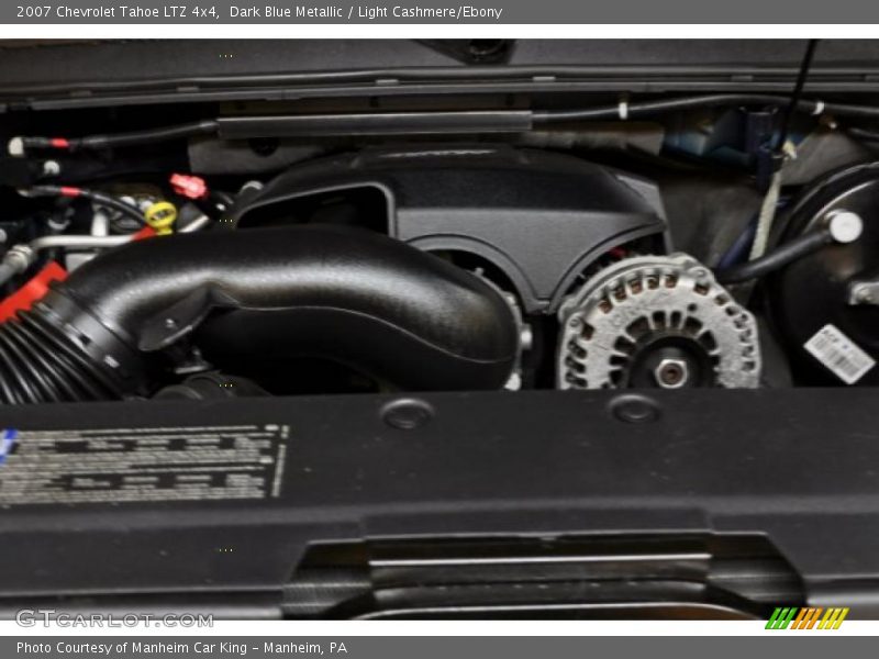 Dark Blue Metallic / Light Cashmere/Ebony 2007 Chevrolet Tahoe LTZ 4x4