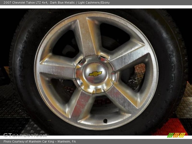 Dark Blue Metallic / Light Cashmere/Ebony 2007 Chevrolet Tahoe LTZ 4x4