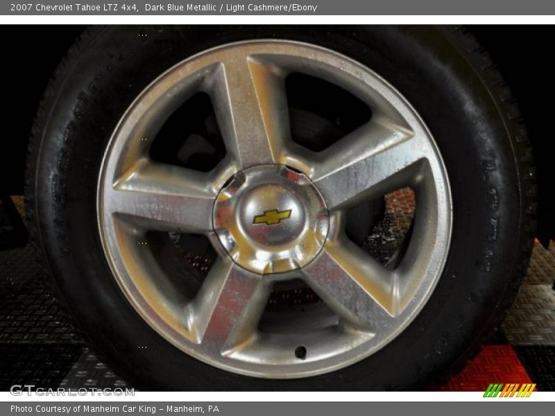 Dark Blue Metallic / Light Cashmere/Ebony 2007 Chevrolet Tahoe LTZ 4x4
