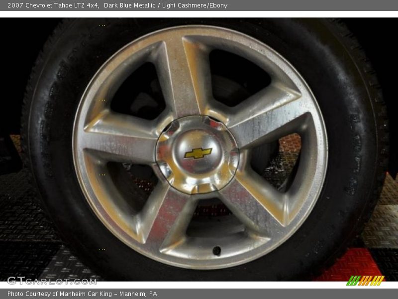 Dark Blue Metallic / Light Cashmere/Ebony 2007 Chevrolet Tahoe LTZ 4x4