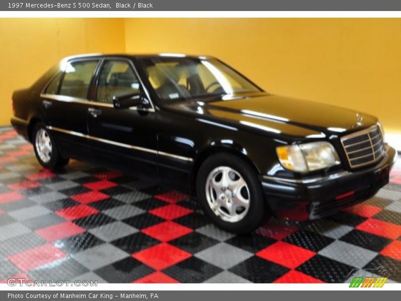 Black / Black 1997 Mercedes-Benz S 500 Sedan